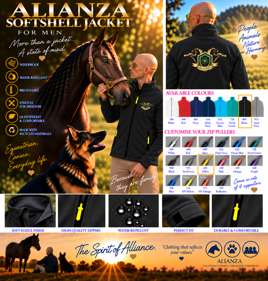 Alianza Premium Softshell Jacket – Men – Chest & Back Logo