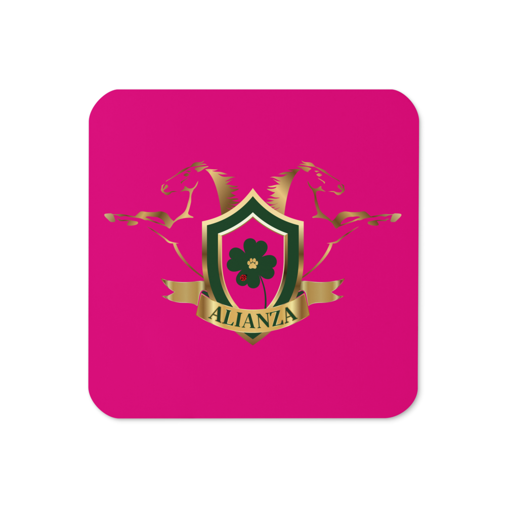 Alianza Cork-back coaster *pink* Alianza