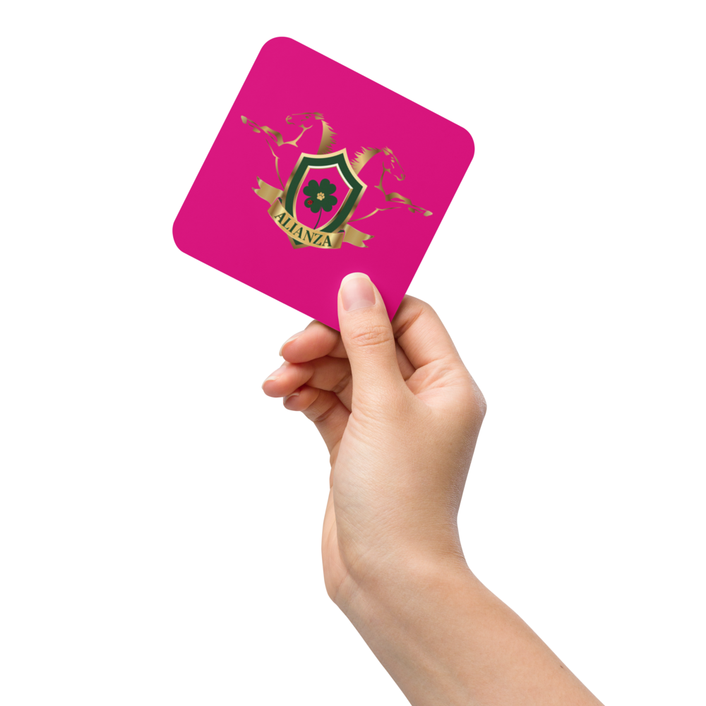 Alianza Cork-back coaster *pink* Alianza
